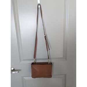 Rebecca Minkoff Leather Regan Crossbody Handbag Desert